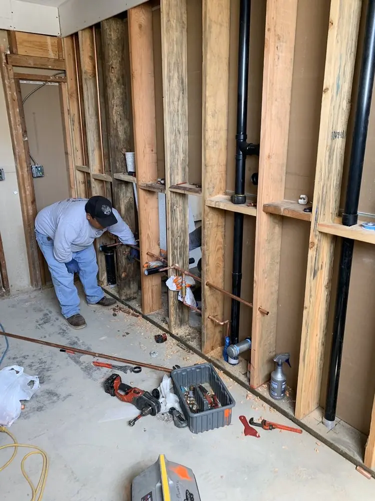 Commercial rough-in plumbing for Gas Line Repair in Edgewater Park